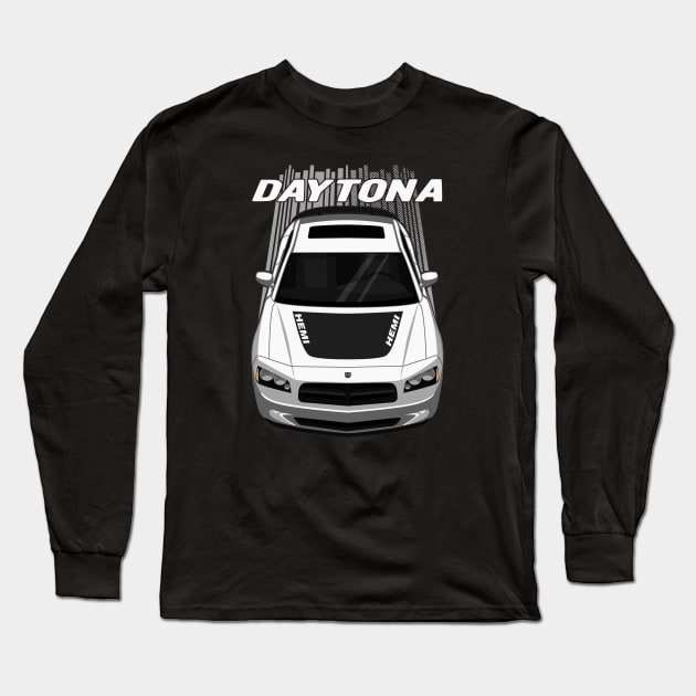 Charger Daytona 2006-2009 - White Long Sleeve T-Shirt by V8social